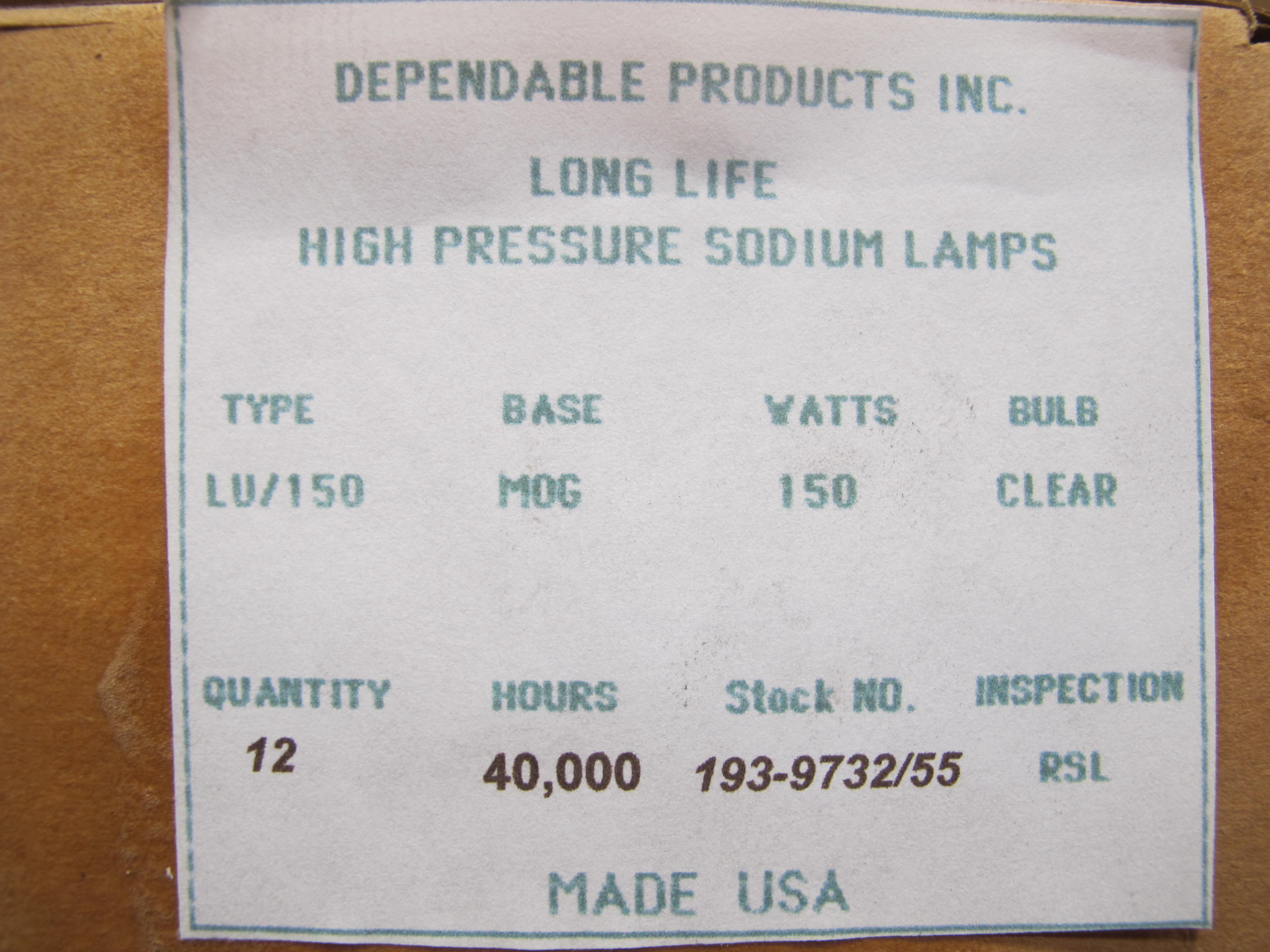 LOT TO INCLUDE: MISC. GE AND PHILLIPS FLUORESCENT, INCANDESCENT, AND HID LAMPS AND LIGHTING FIXTURES. LOADING & HANDLING FEE $15-4228